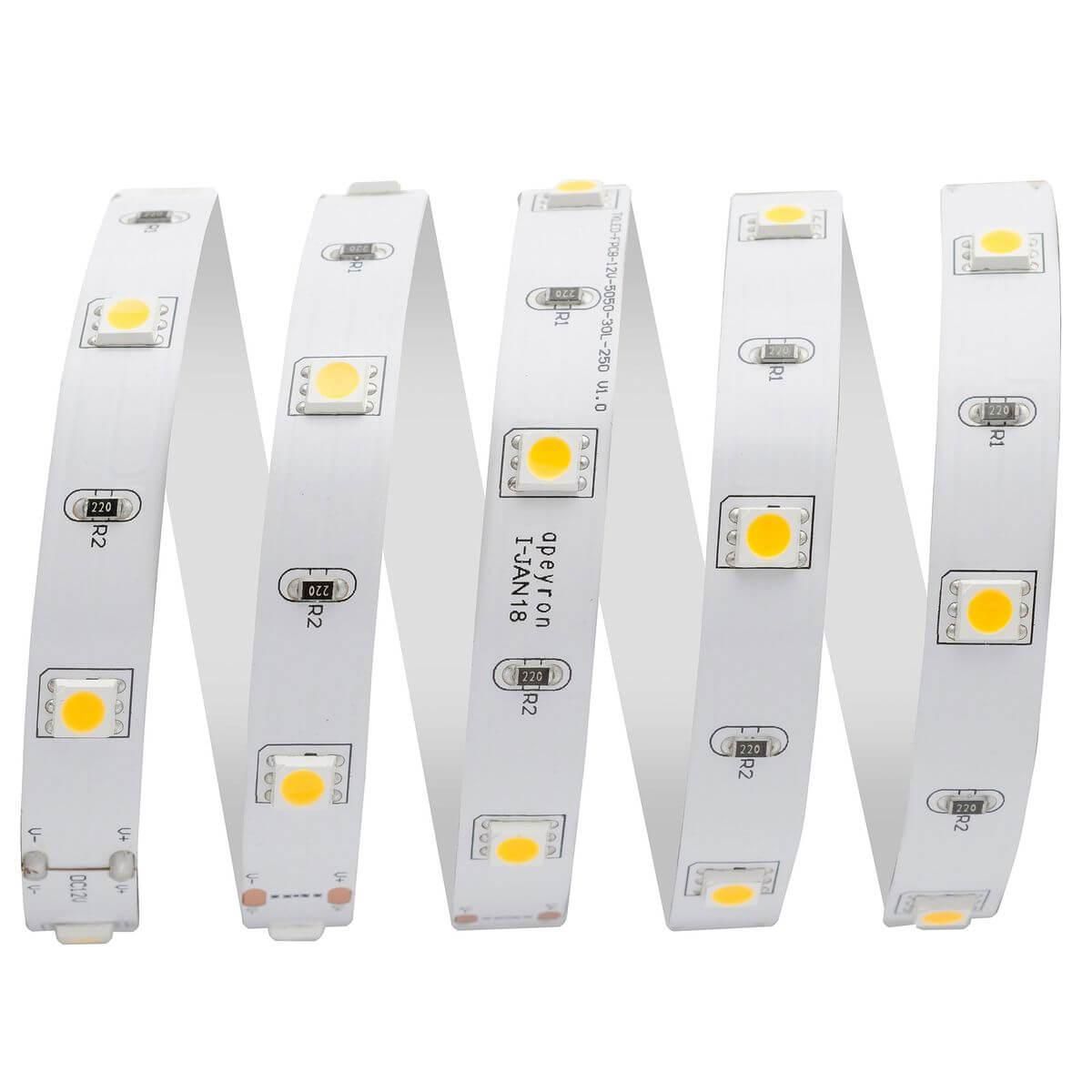 Лента светодиодная СТ smd5050 30д/м 12В 4000К IP20 5м Apeyron - Фото 4
