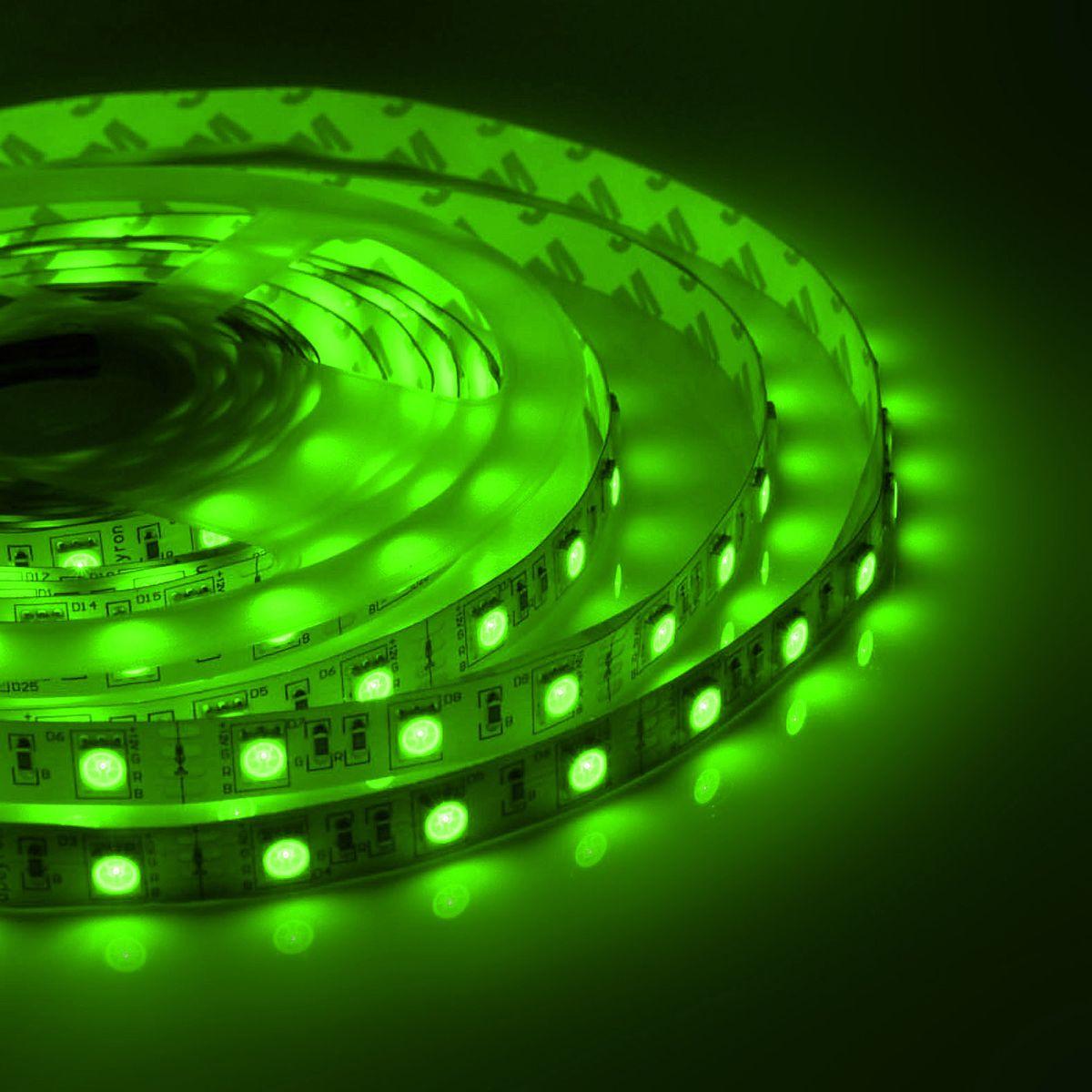 Лента светодиодная СТ smd5050 30д/м 12В IP20 5м RGB Apeyron - Фото 19