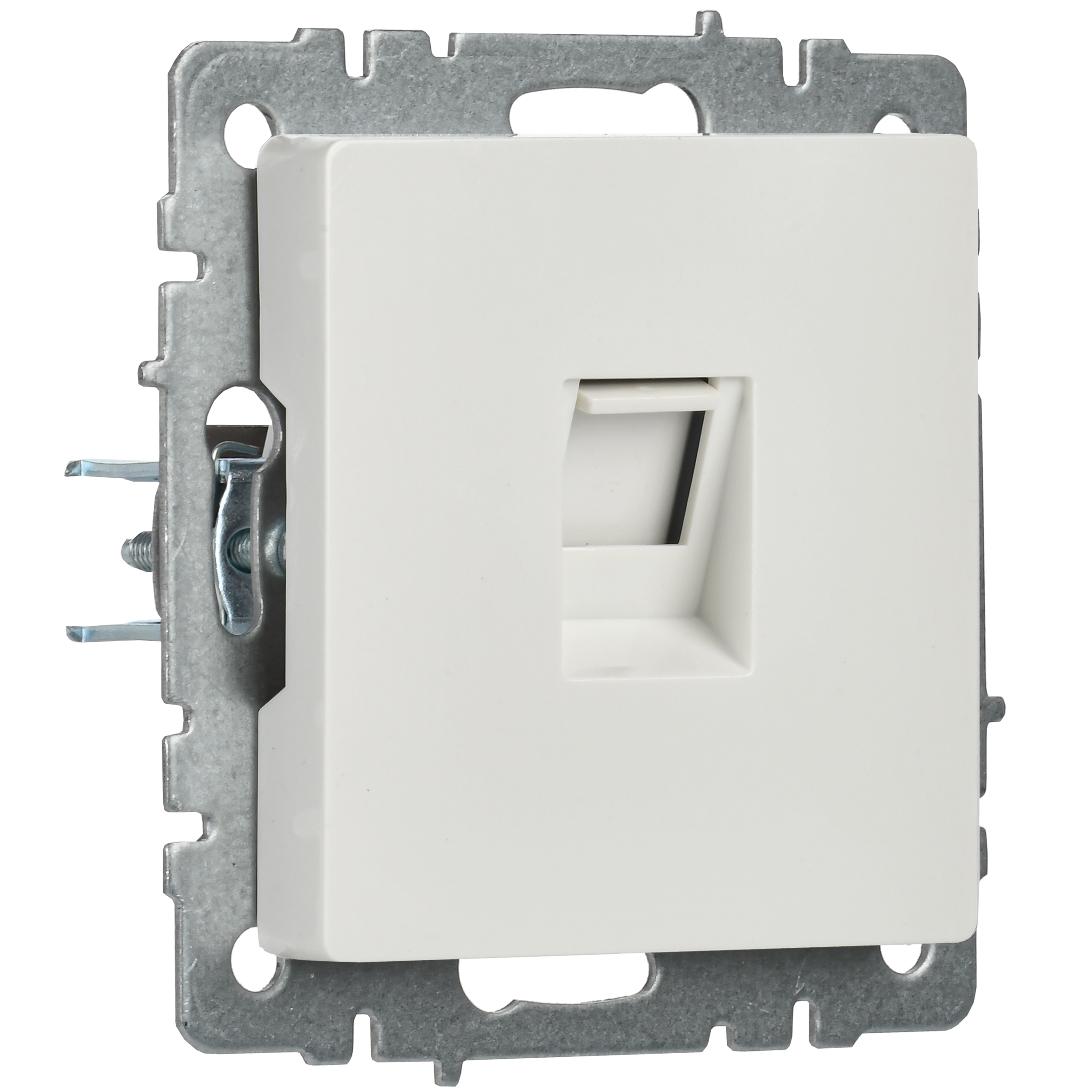 BRITE Розетка компьютерная RJ45 кат.5E РК10-БрБ белый IEK - Фото 6