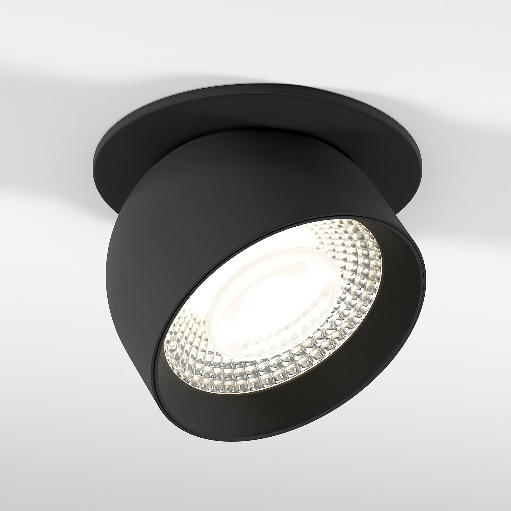 Светильник встраиваемый светодиодный Uno черный 25092/LED Elektrostandard