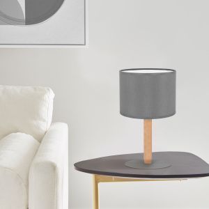 Настольный светильник 5219 Deva Graphite графит;светлое дерево Eurosvet