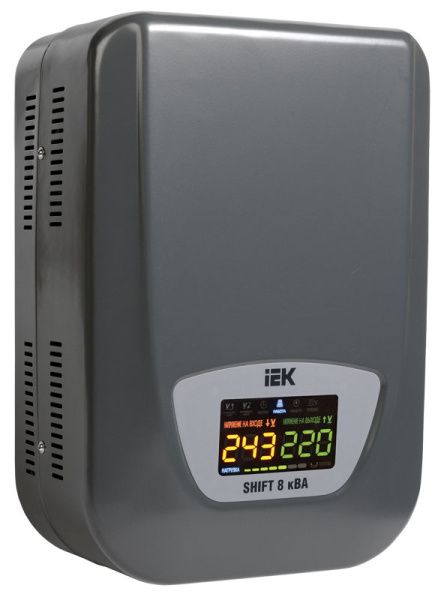 Стабилизатор напряжения настенный SHIFT 8кВА IEK