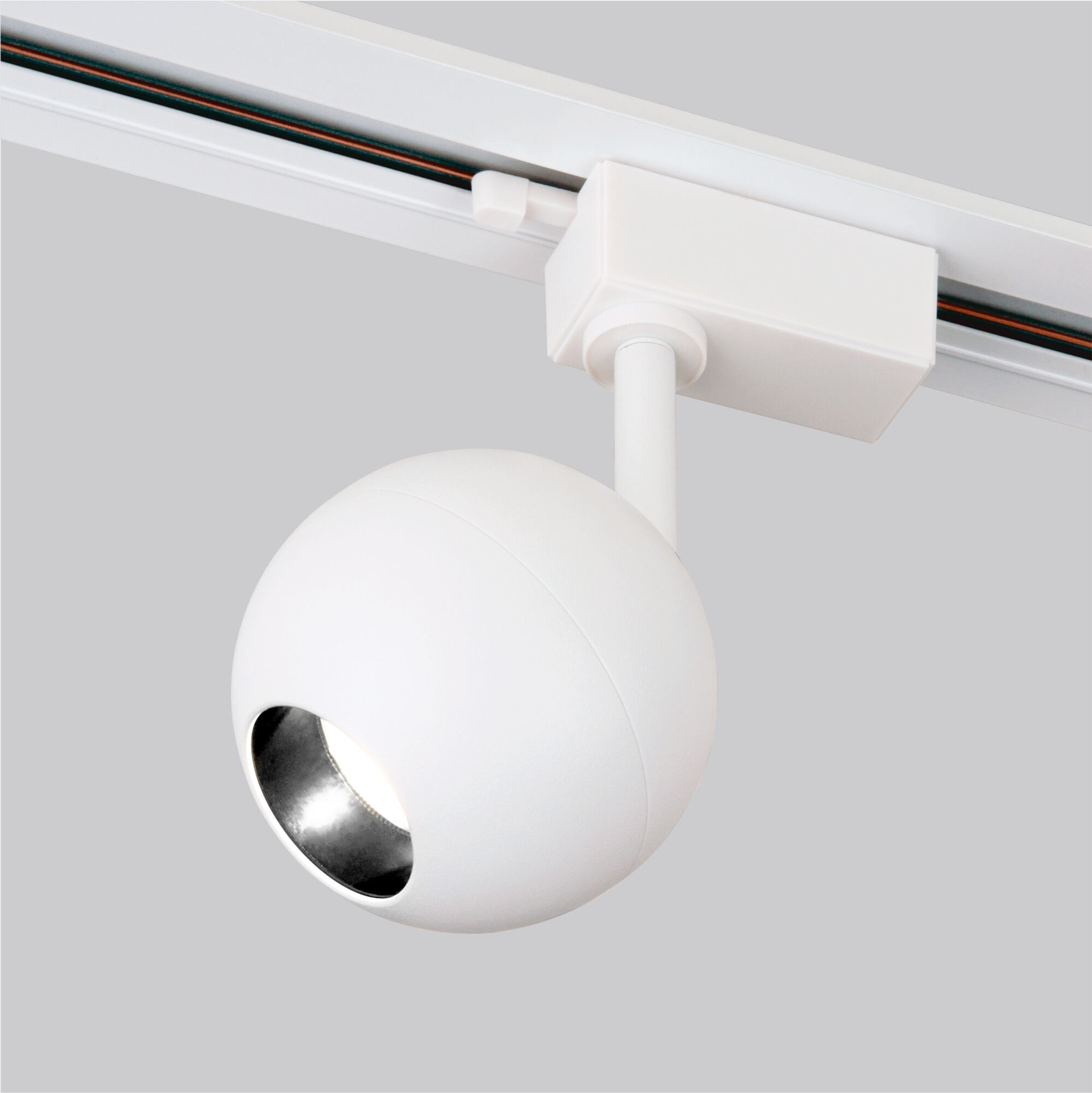 Светильник светодиодный трековый для однофазного шинопровода Ball Белый 12W 4200K LTB77 Elektrostand