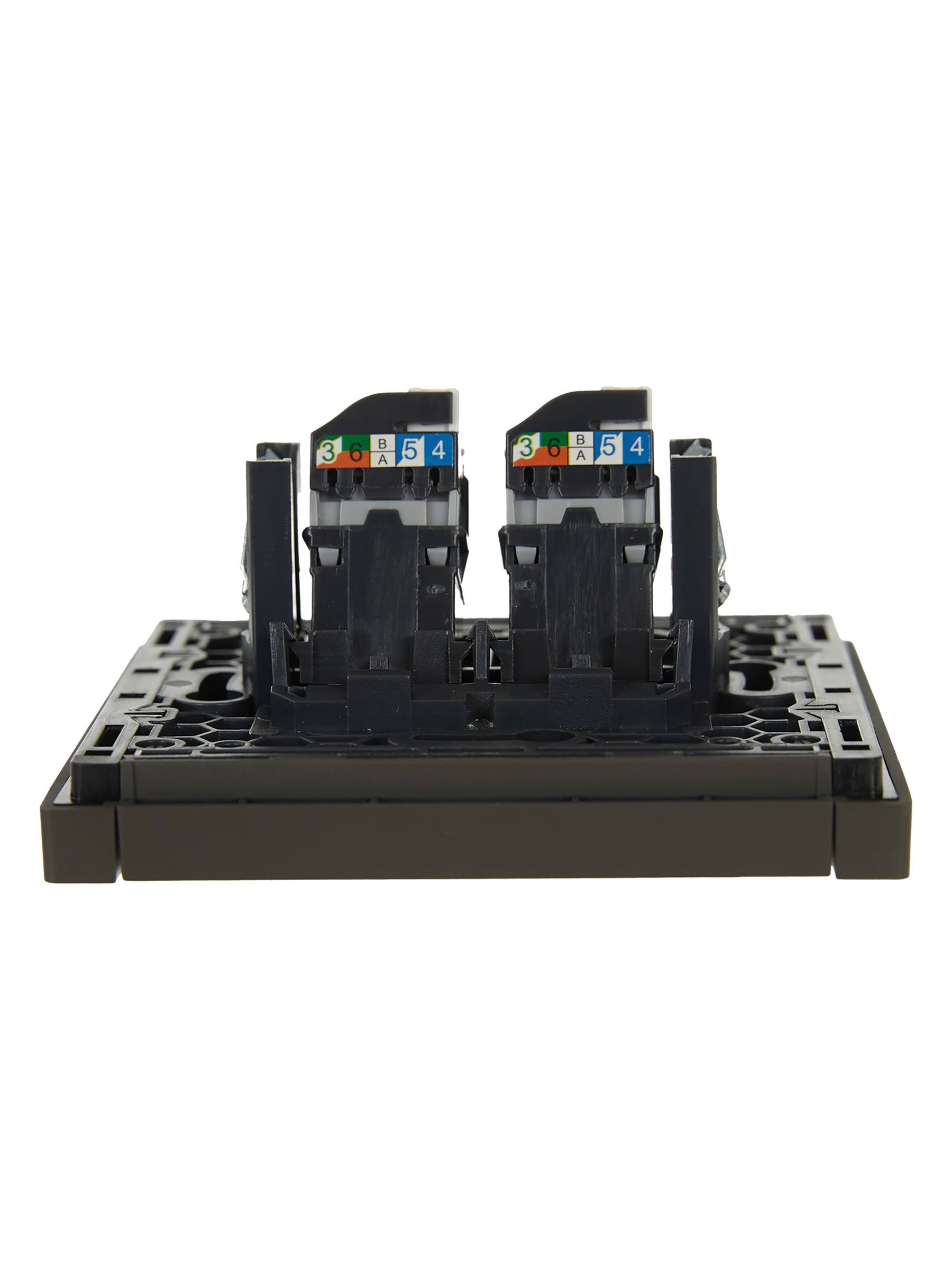 FORTE&PIANO Розетка компьютерная двойная RJ45 кат.5E FP333 серый IEK - Фото 6