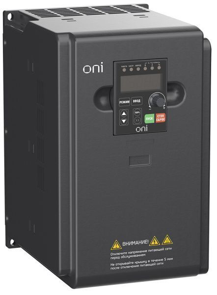 Преобразователь частоты A150 380В 3Ф 5,5кВт 13А со встроенным тормозным модулем ONI