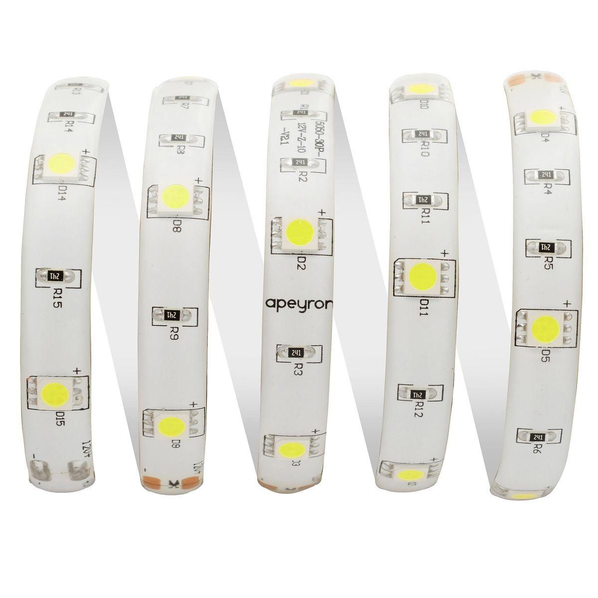 Лента светодиодная СТ smd5050 30д/м 12В 6500K IP65 5м Apeyron - Фото 8
