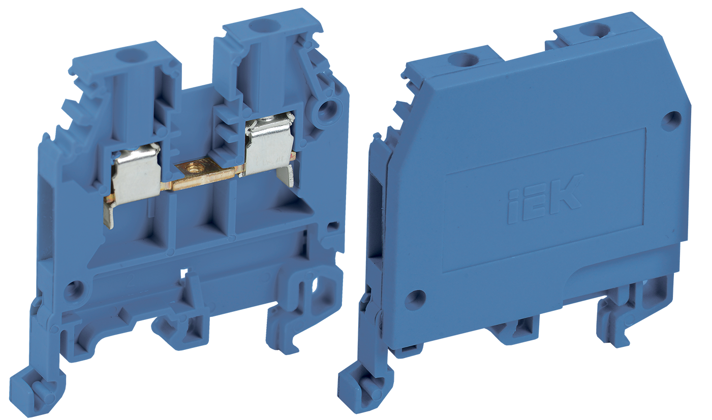 Зажим наборный ЗНИ-2,5мм2 (JXB24А) синий IEK