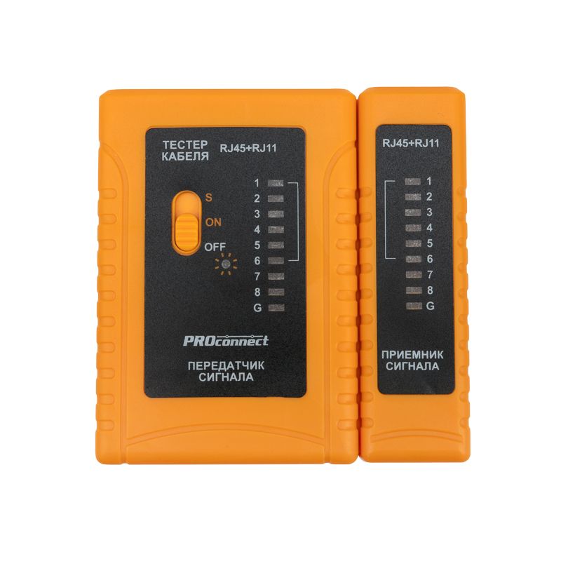 Тестер кабеля RJ-45+RJ-11 468 PROconnect - Фото 3