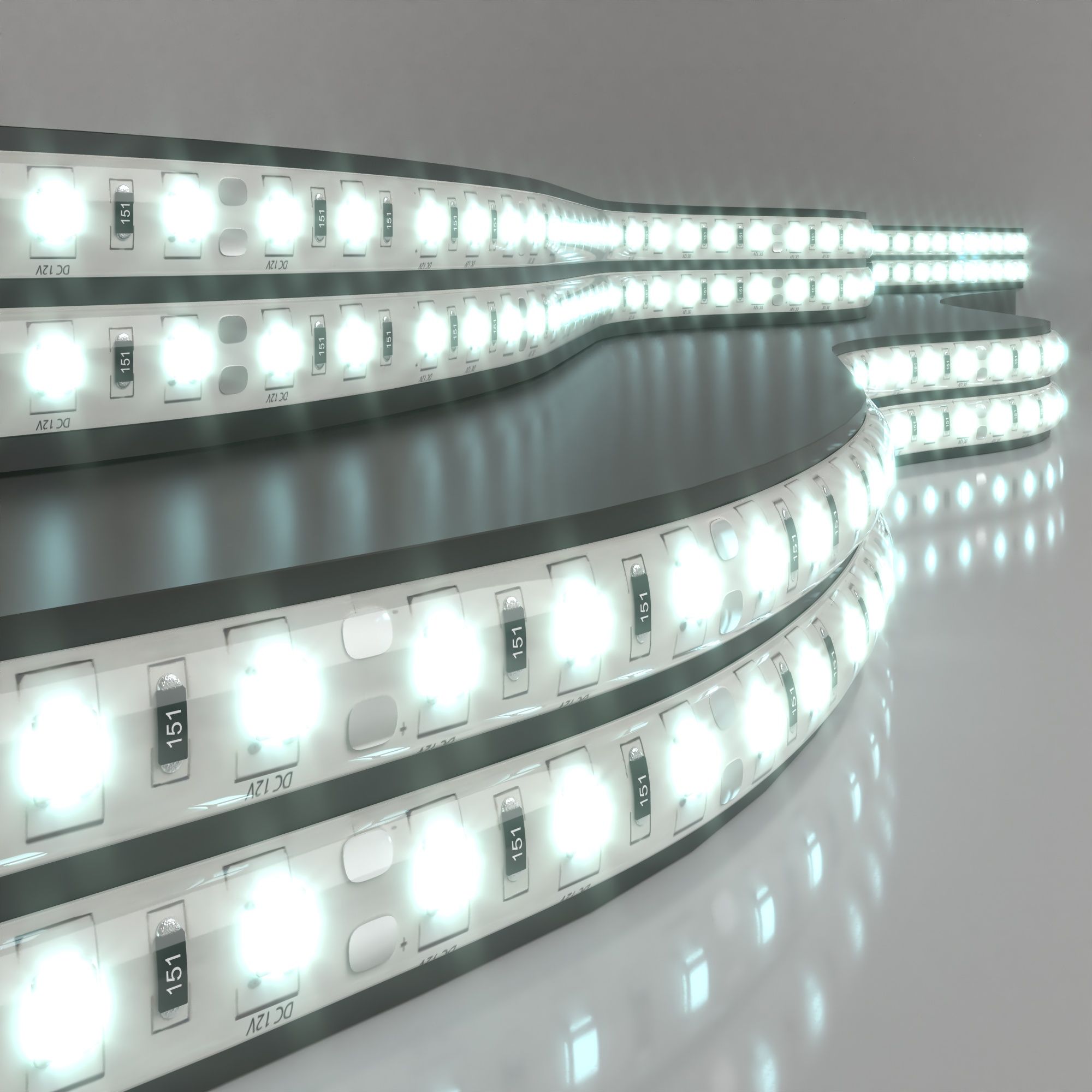 Лента светодиодная 12V 14,4W 60Led 5050 IP65 холодный белый, 5м Elektrostandard