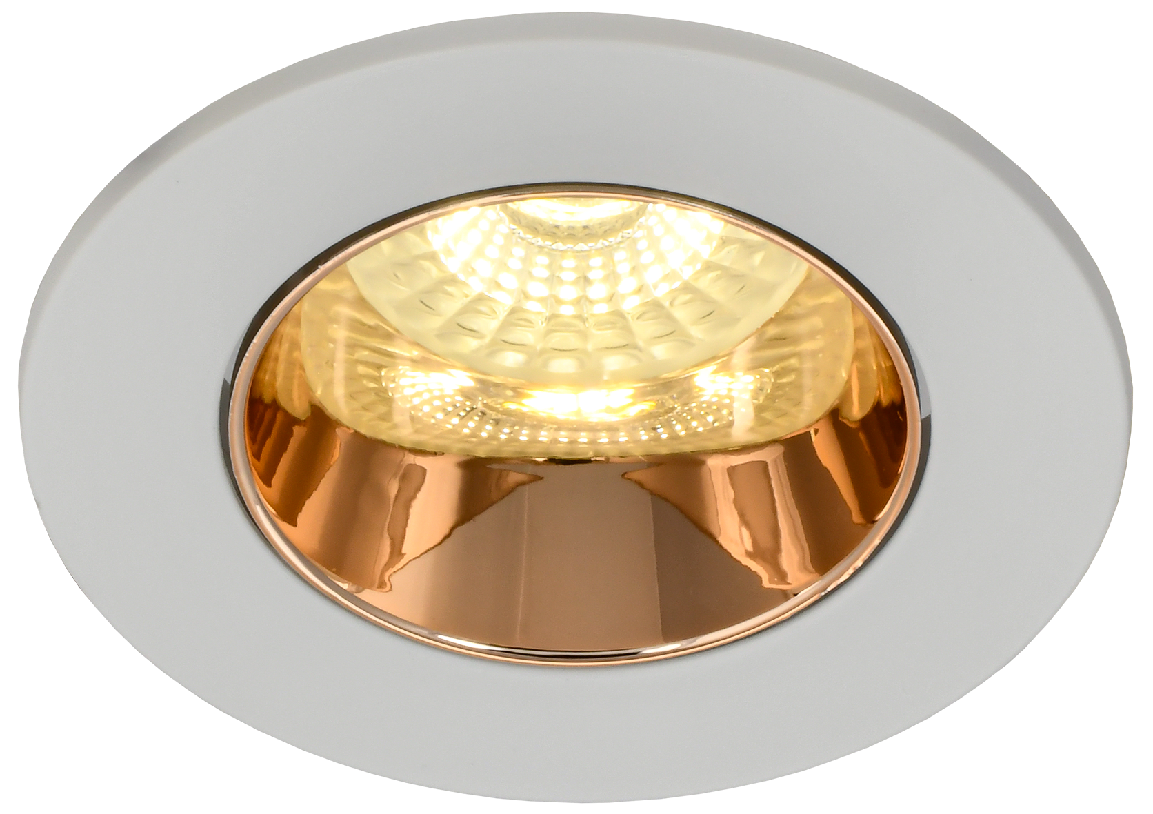 LIGHTING Светильник 4106 встраиваемый поворотный под лампу GU10 белый/золото пластик IEK - Фото 5