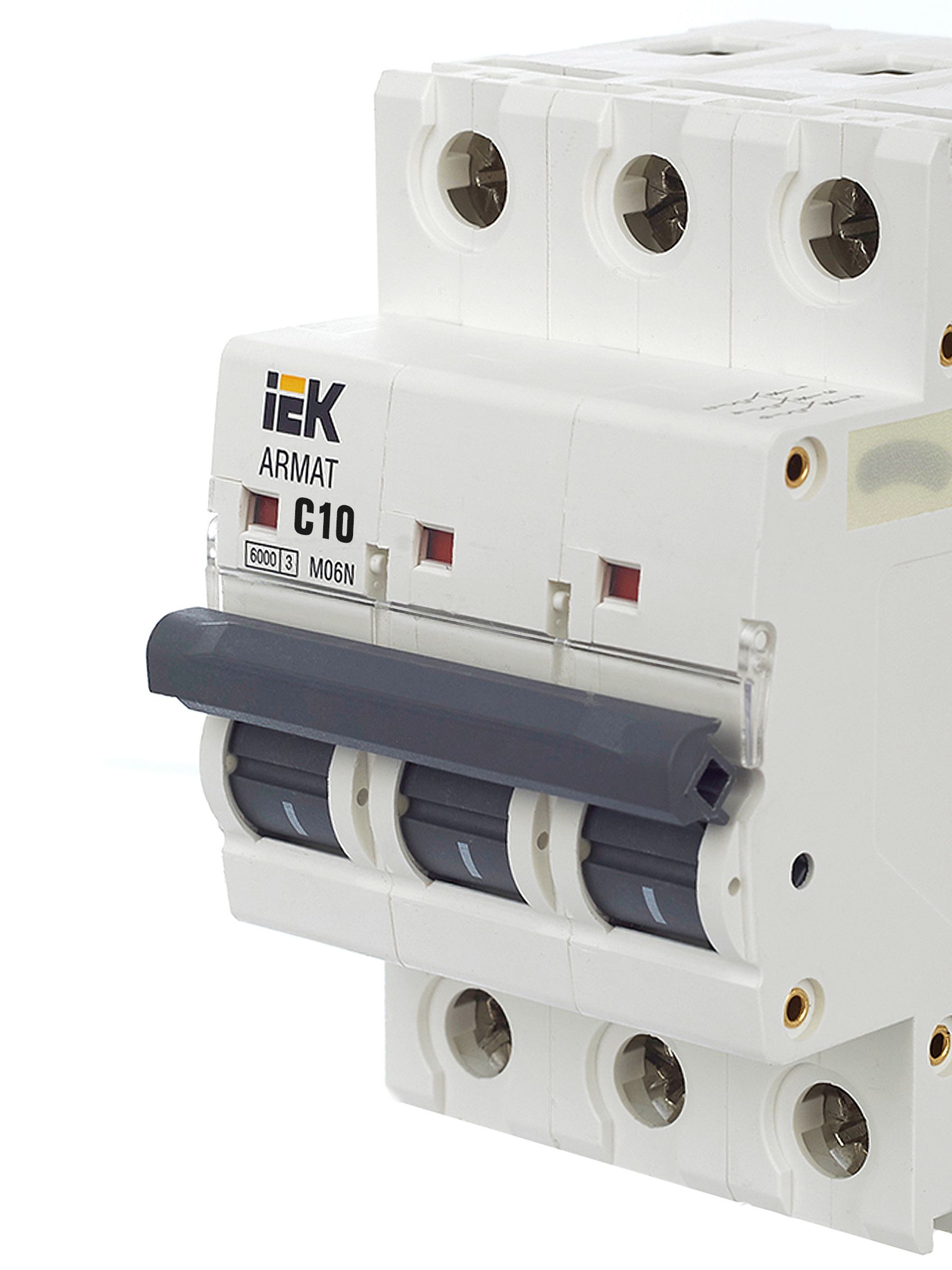 ARMAT Автоматический выключатель M06N 3P C 10А IEK - Фото 5