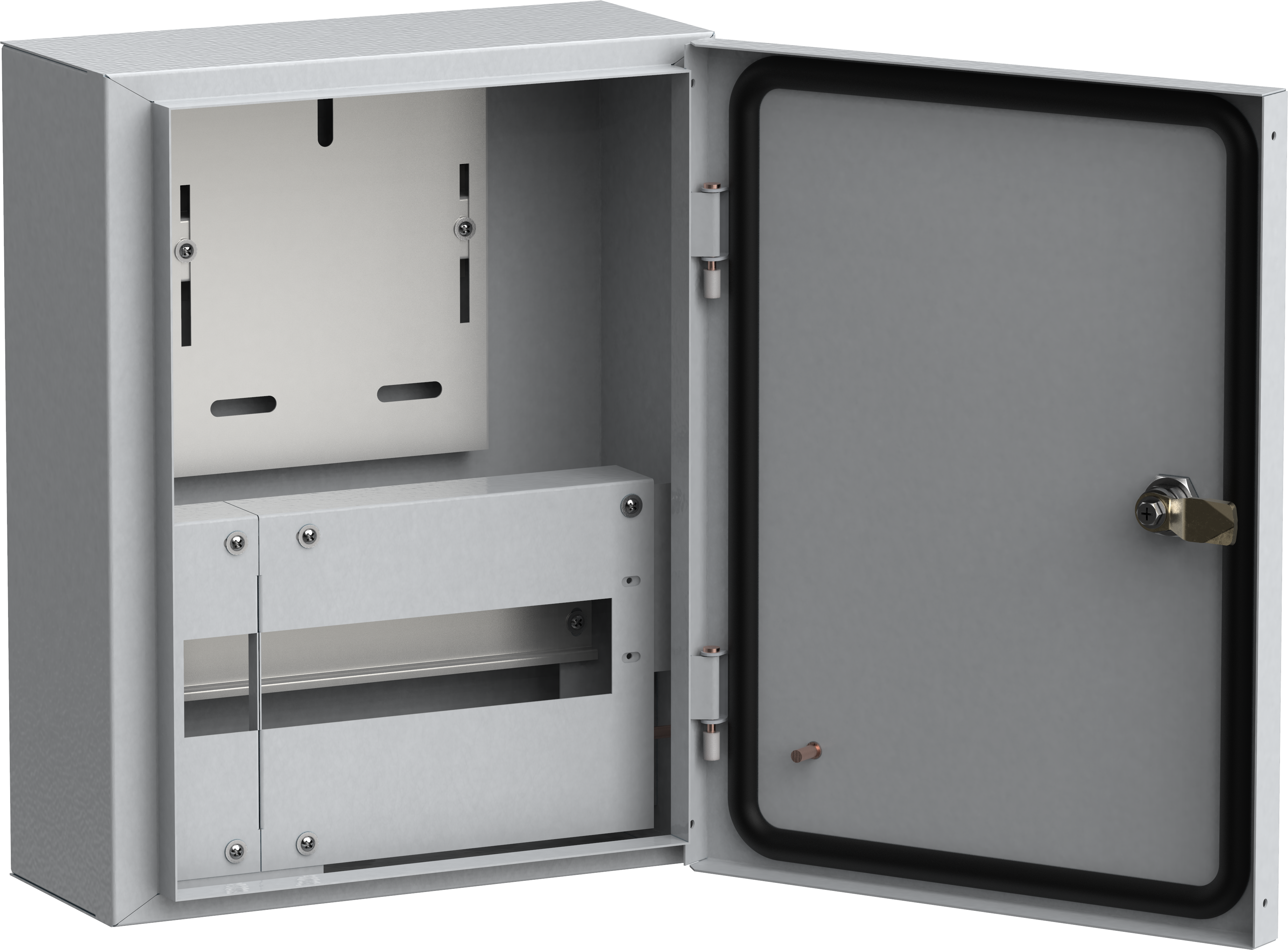 TITAN Корпус металлический ЩУРн-1/12 (395х310х145мм) IP54 без окна IEK