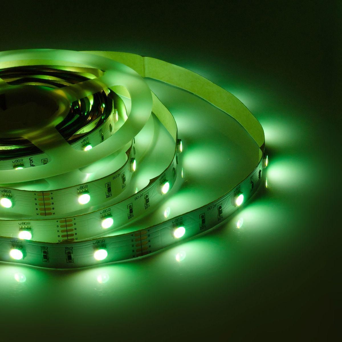 Лента светодиодная СТ smd5050 30д/м 12В IP20 5м RGBW Apeyron - Фото 11