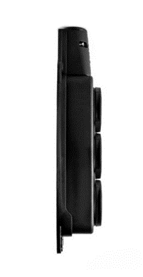 Розетка трехместная влагозащищенная 2P+PE 230V 16A IP54, каучук, черная - Фото 3