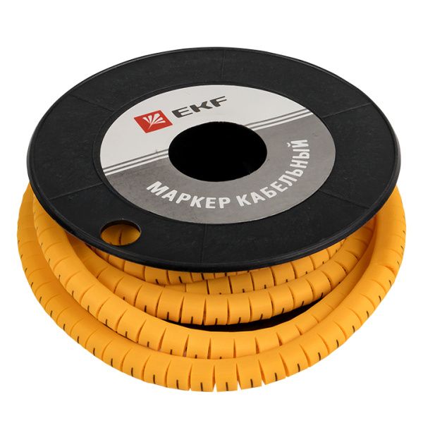 Маркер кабельный 4,0 мм2 "L" (500 шт.) (ЕС-2) EKF