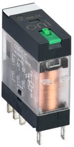 Реле общего назначения OGR-1 2C 24В DC со светодиодом и тестовой кнопкой ONI OGR-1-2C-DC24V-L-B