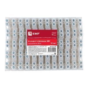 Колодка клеммная полиэтилен 2,5-10(16) мм2 30А 12 секций EKF - Фото 5