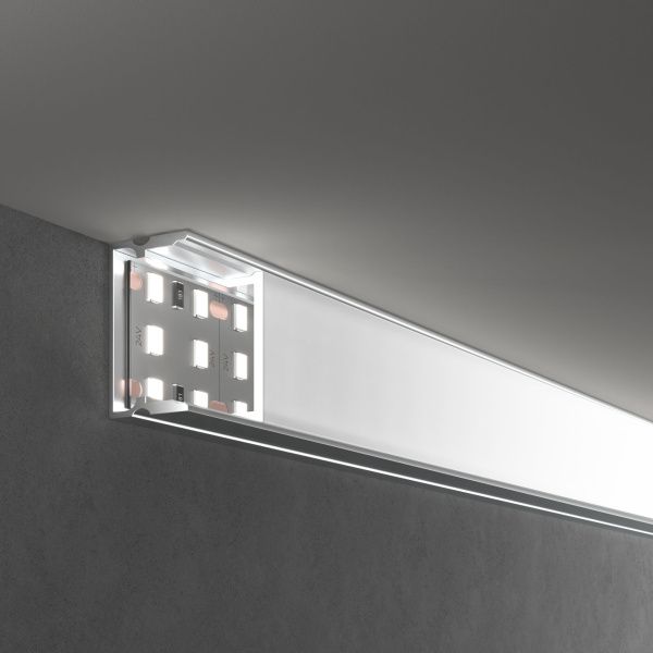 Накладной алюминивый профиль для трехрядной LED ленты (под ленту до 18,5mm) LL-2-ALP018 LL-2-ALP018 