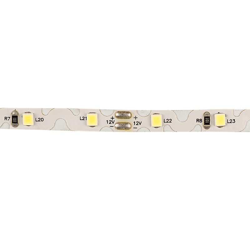 Лента светодиодная 12В, SMD2835, 60 LED/м, 6000К, 6мм, 5м, S-образная плата, напыление силикона, IP6 - Фото 2