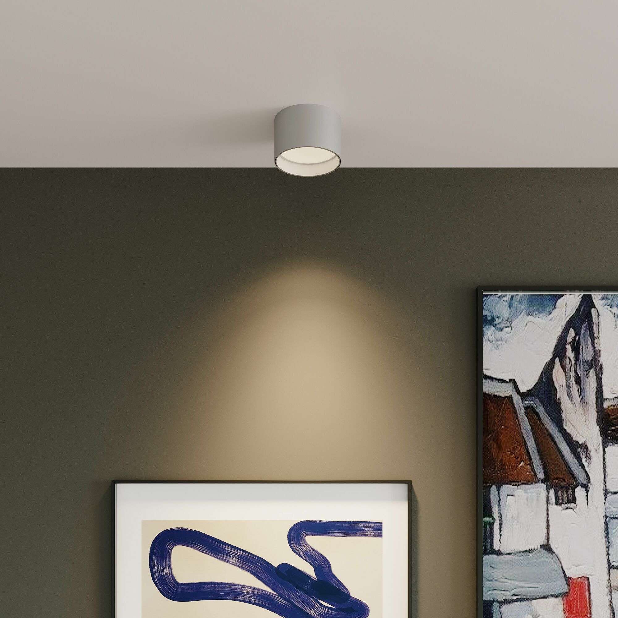 Светильник светодиодный накладной серебро 25123/LED Banti 13Вт 4200K Elektrostandard - Фото 3
