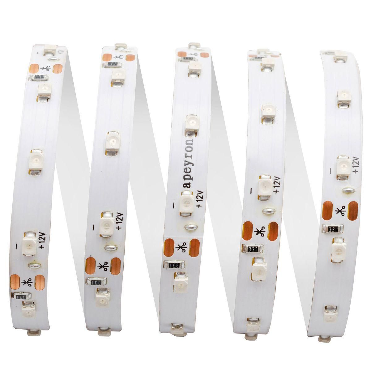 Лента светодиодная СТ smd3528 60д/м 12В IP67 5м зеленый Apeyron - Фото 9
