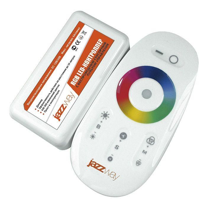 Контроллер RGB PRC-4000RF WH (белый) 12/24V 216/432Вт Jazzway - Фото 4