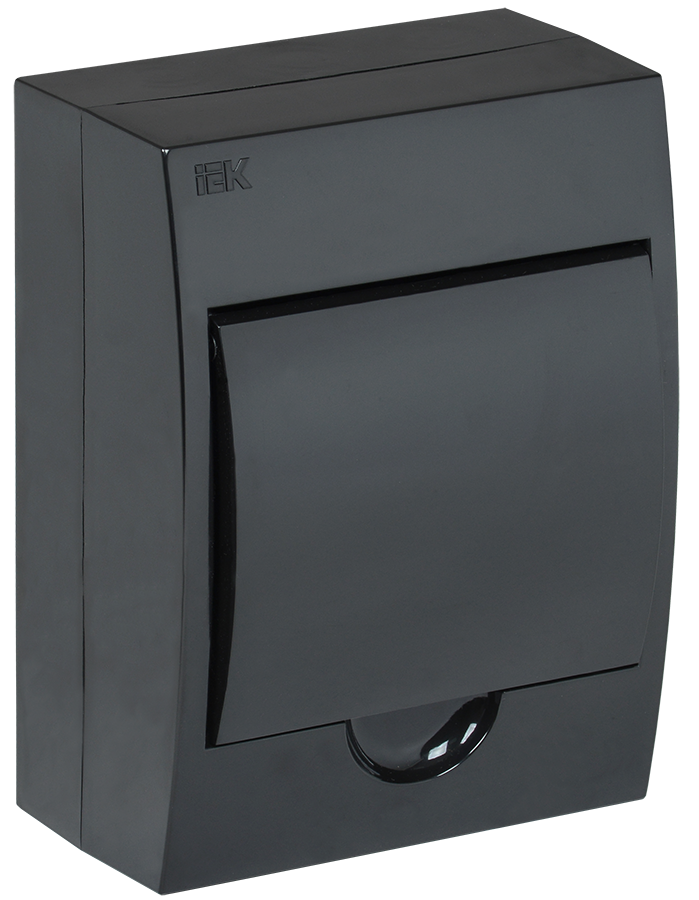 KREPTA 3 Корпус пластиковый ЩРН-П-6 IP41 черный IEK