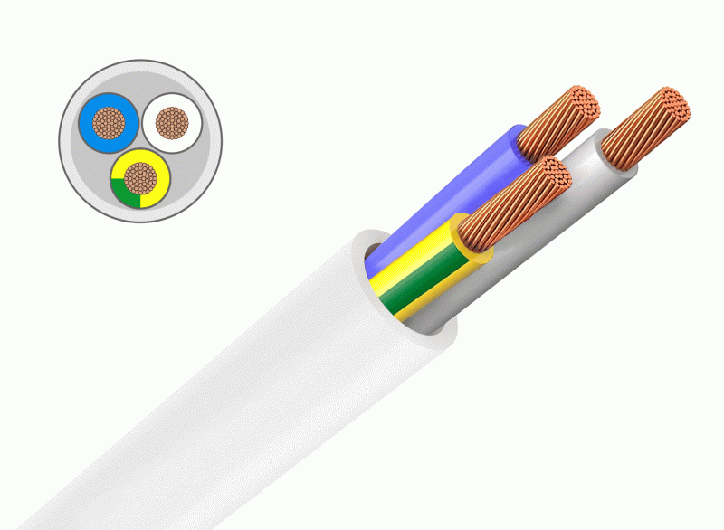 Провод ПВС 3х1,0 + 1х1,0 чер (ПВС 4х1,0) (200м) Автопровод А22270