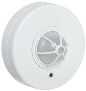 Датчик движения ДД-024 1100Вт 120-360град 6м IP33 белый IEK LDD11-024-1100-001