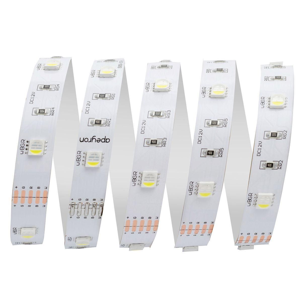 Лента светодиодная СТ smd5050 30д/м 12В IP20 5м RGBW Apeyron - Фото 8
