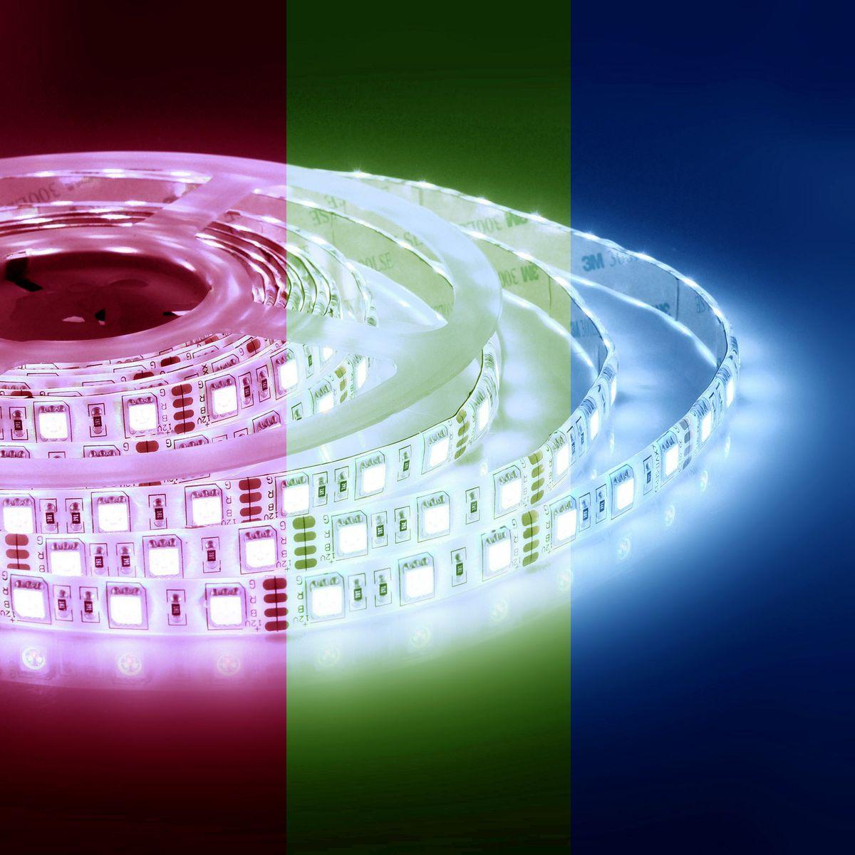 Лента светодиодная в блистереСТ smd5050 60д/м 12В IP65 5м RGB Apeyron
