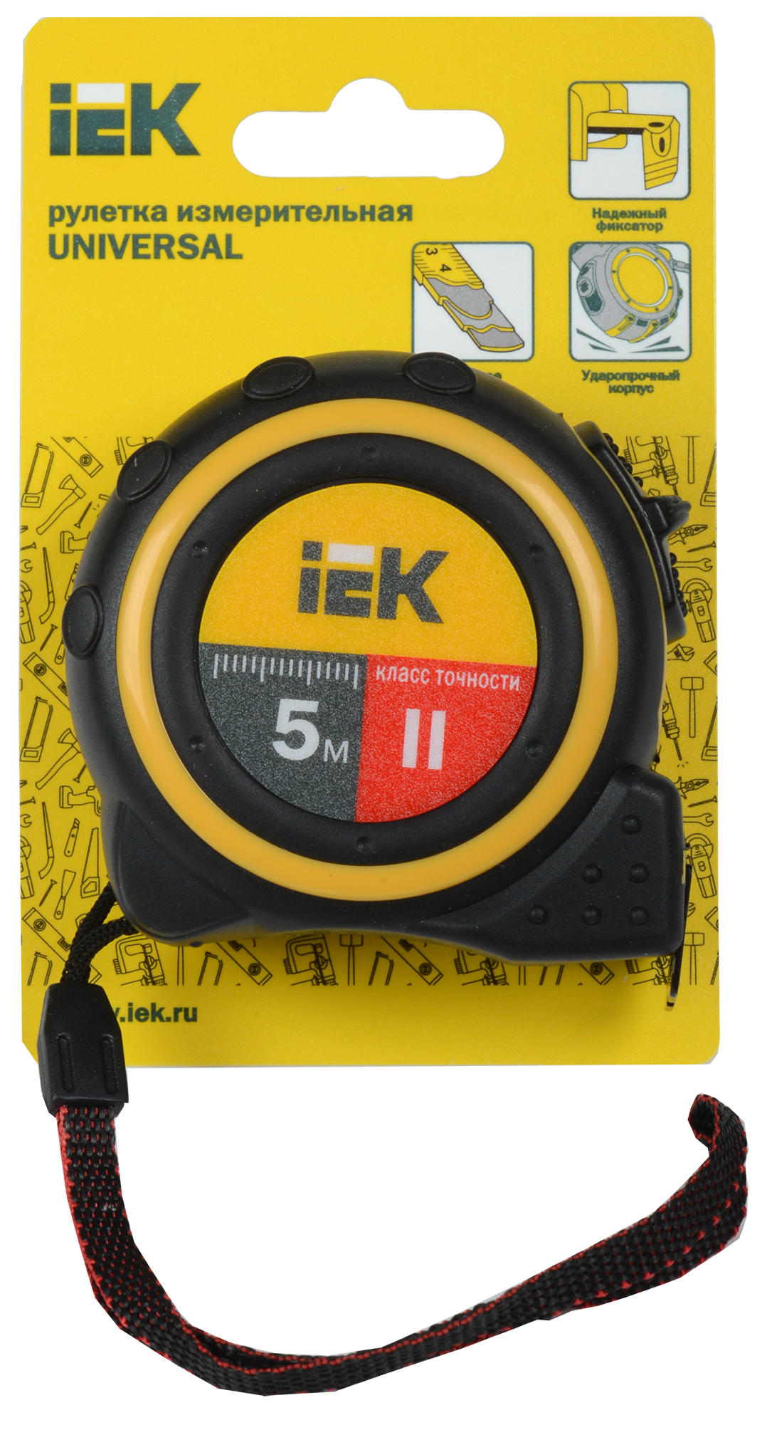 Рулетка измерительная UNIVERSAL 5м IEK - Фото 3