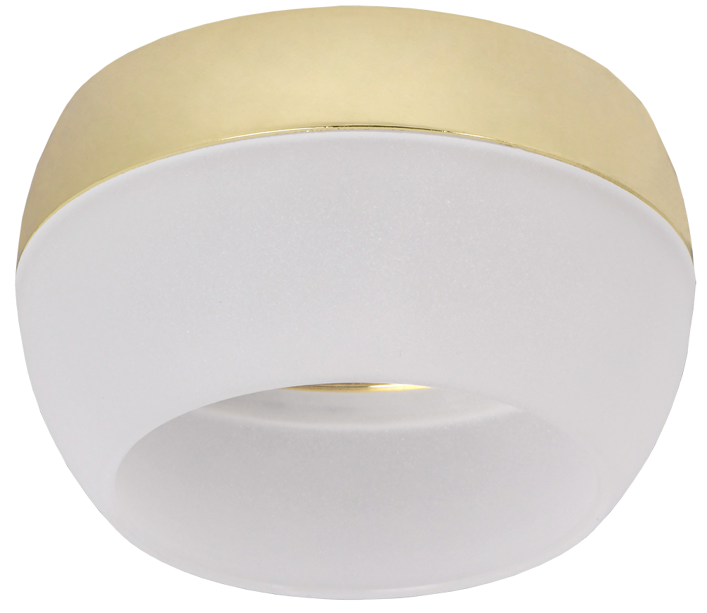 LIGHTING Светильник 4010 накладной потолочный под лампу GX53 золото IEK
