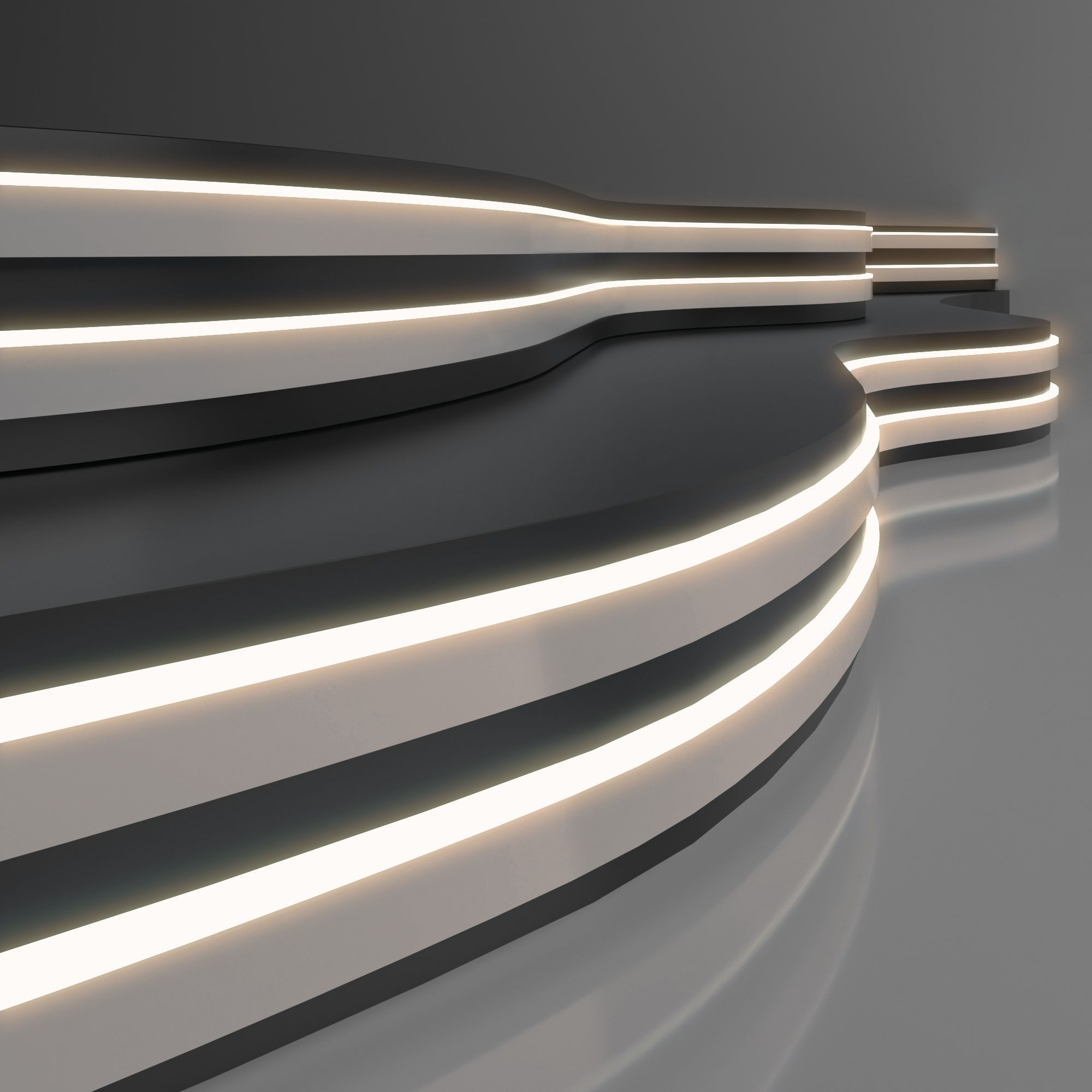 Гибкий неон 24V 10W 120Led 2835 IP65, дневной белый Elektrostandard