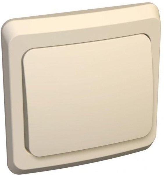 Выключатель 1-кл. СП Этюд 10А IP20 крем. SE BC10-001K - Фото 3