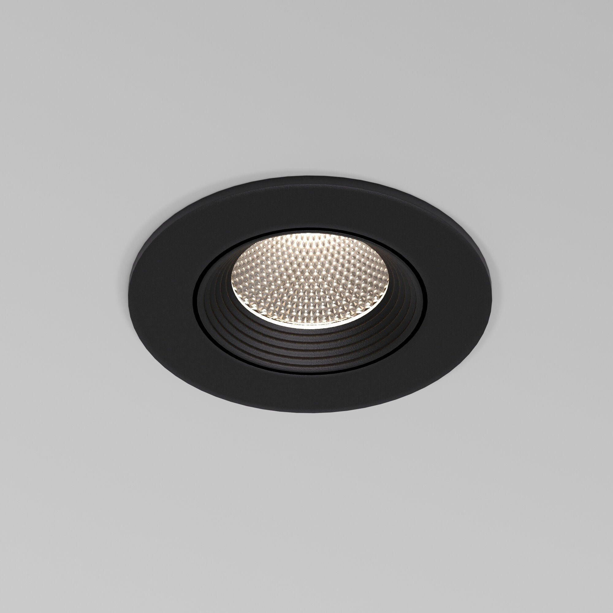 Светильник встраиваемый светодиодный Even черный 25094/LED Elektrostandard - Фото 2