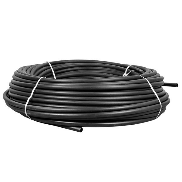 Труба гладкая ПНД жест. d25 мм (100 м) черн. EKF-Plast