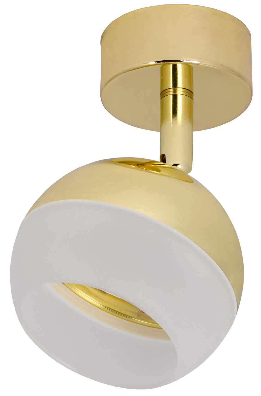 LIGHTING Светильник 4011 накладной настено-потолочный под лампу GX53 золото IEK