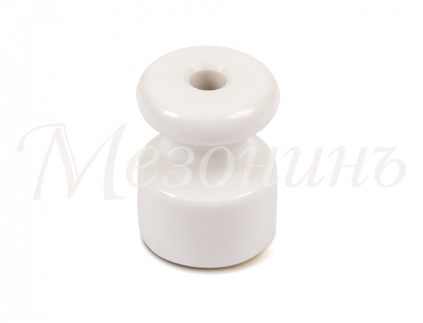 Изолятор искусственная керамика, цвет- белый, ТМ"МезонинЪ", (50шт/уп). GE20025-01