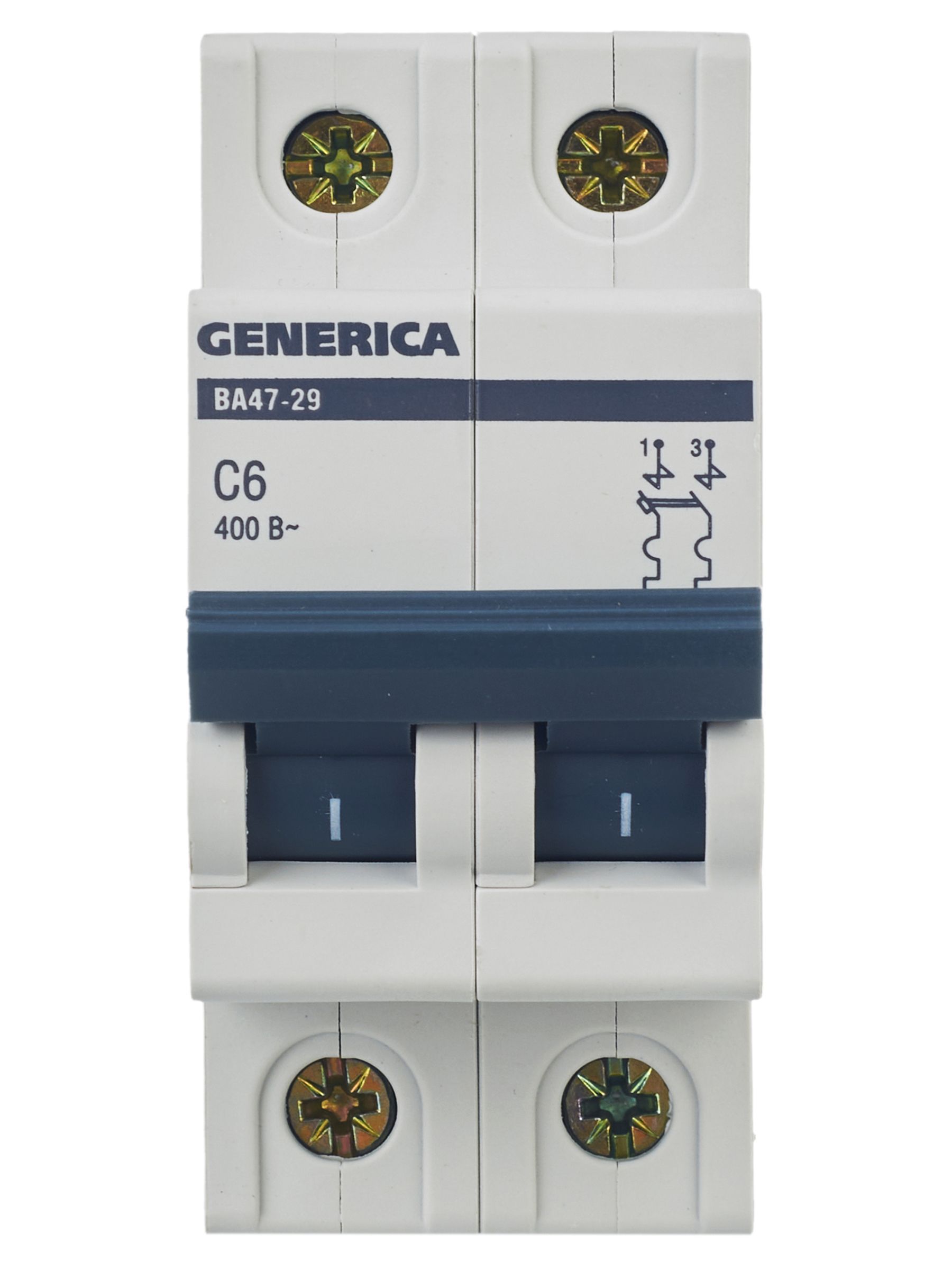 Автоматический выключатель ВА47-29 2Р 6А 4,5кА С GENERICA - Фото 4