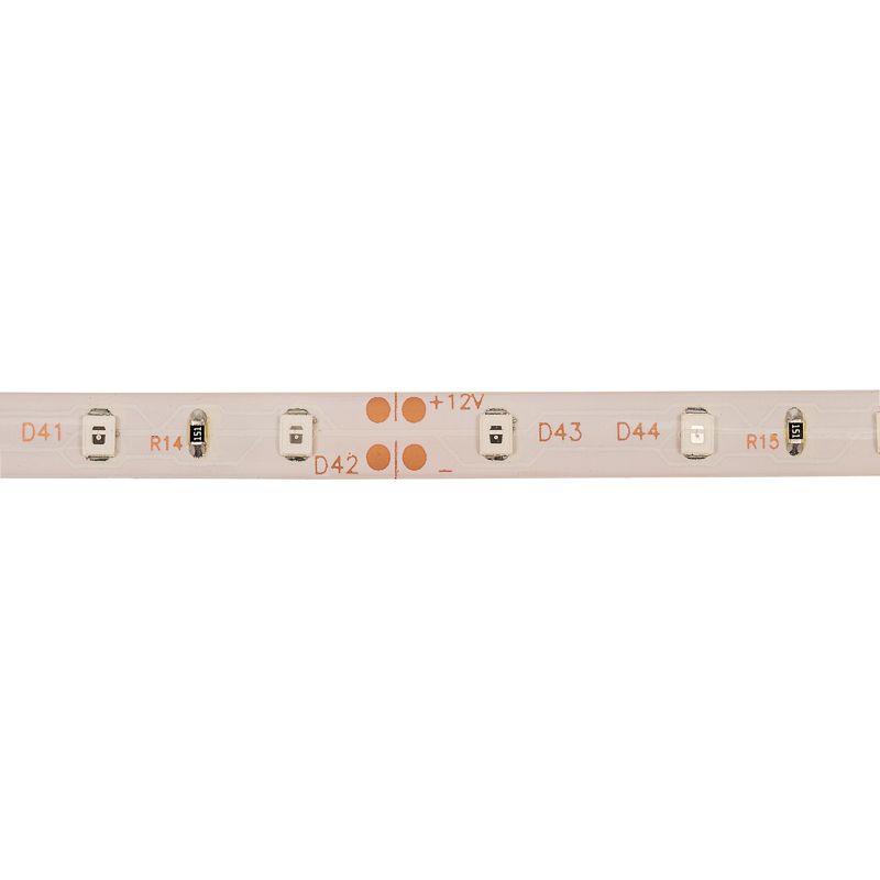 Лента светодиодная 12В, SMD2835, 4,8Вт/м, 60 LED/м, зеленый, 8мм, 5м, IP65 LAMPER - Фото 2