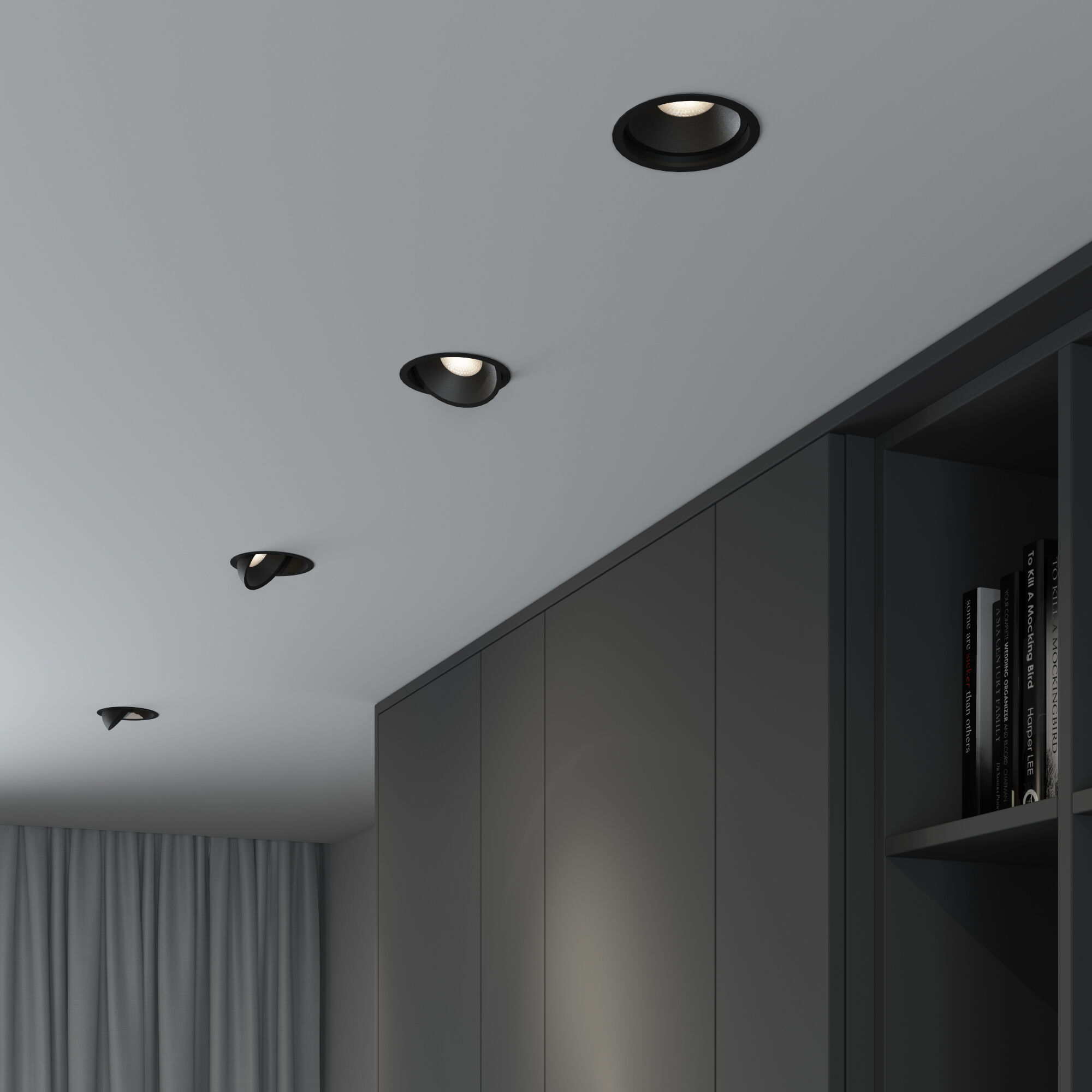 Встраиваемый светодиодный светильник 6W 4200K чёрный 25083/LED Elektrostandard - Фото 3