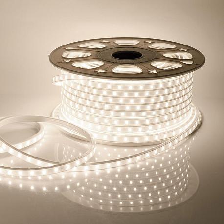 Лента светодиодная СТ smd2835 60д/м 220В 3000К IP65 50м Apeyron - Фото 2