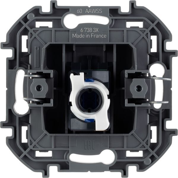 Inspiria - Розетка 1хRJ-45 UTP CAT6 (антрацит) - Фото 2