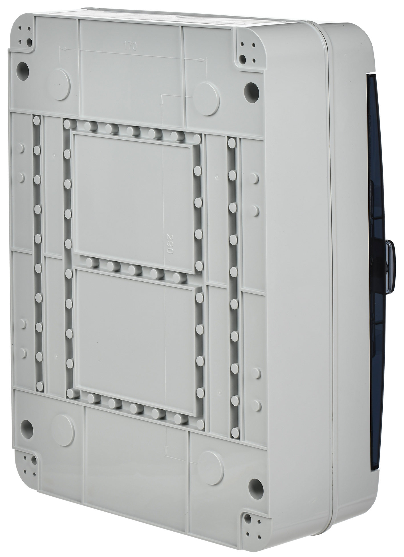 TEKFOR Корпус пластиковый КМПн-24 IP65 черная прозрачная дверь IEK - Фото 4