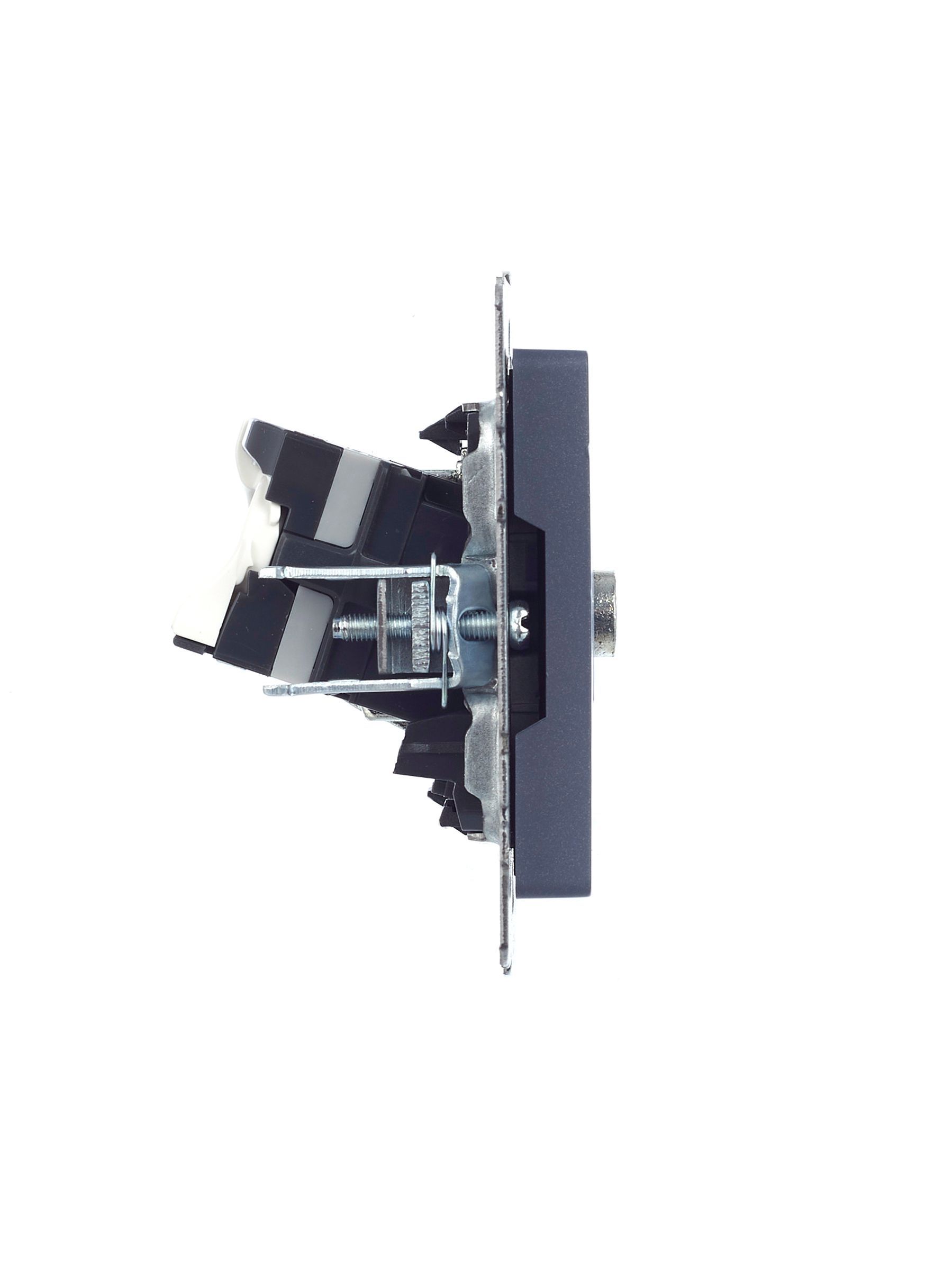 BRITE Розетка двойная TV+RJ45 кат.5E РТВ/РК12-БрМ маренго IEK - Фото 9