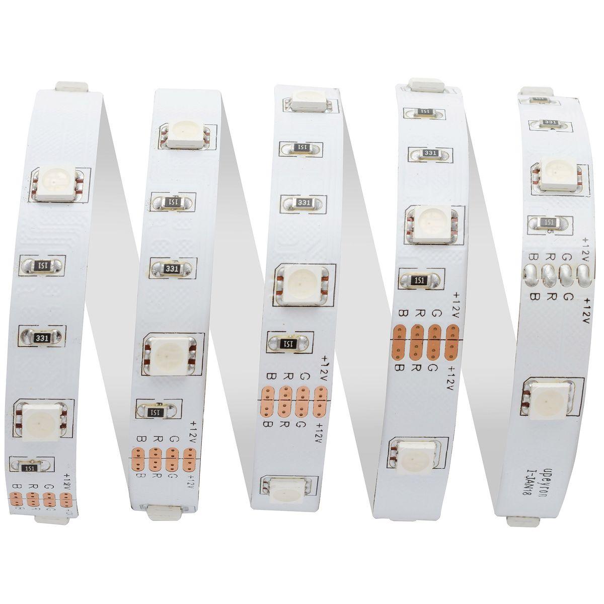 Лента светодиодная СТ smd5050 30д/м 12В IP20 5м RGB Apeyron - Фото 8