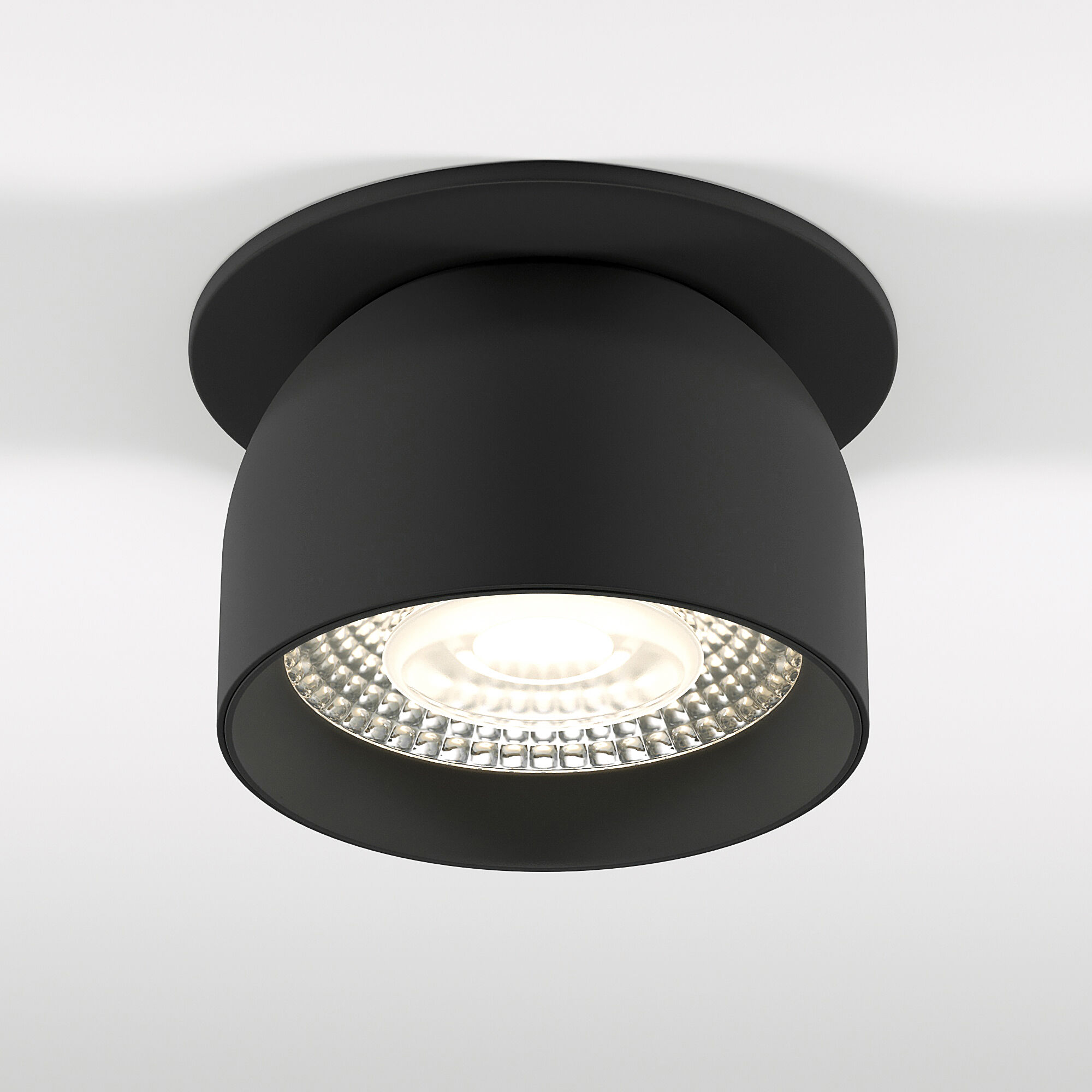 Светильник встраиваемый светодиодный Uno черный 25092/LED Elektrostandard - Фото 2