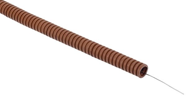 ELASTA Труба гофрированная ПВХ d=20мм с зондом дуб (25м) IEK