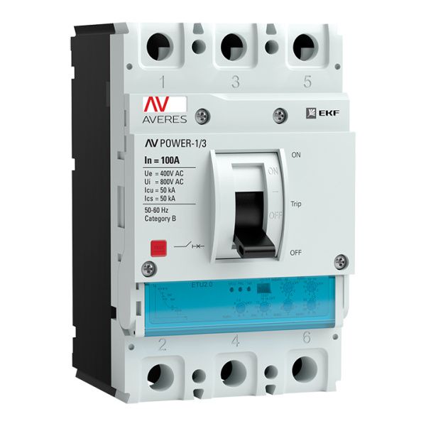 AV POWER-1/3 100А 50kA ETU2.2